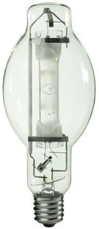 MH1000/BT37/U/4K 12 Pack 1000 Watt BT37 Mogul Base 9000 Hour 4200K Universal Burn Clear Metal Halide