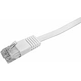 Cables Unlimited UTP-1800-50W UltraFlat Cat6 Patch Cables (50 feet, White)