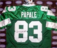 Vince Papale autographed Green Football Jersey (Philadelphia Eagles) Invincible