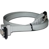 Xion XON-SATA918ML_Silver 18-Inch SATA II with Metal Latch Cable (Silver) - Retail