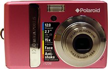 Polaroid 12.0-Megapixel Digital Camera - Pink-digital polaroid camera