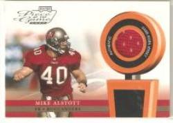 2002 Playoff Piece of the Game Materials #41 Mike Alstott JSY - Tampa Bay Buccaneers (Piece of Authentic Game-Worn Jersey) (Football Cards)