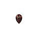 Fender 358 Tear Drop Shell Guitar Picks - 72-Pack - Extra Heavy