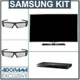 Samsung UN46D6400 46 inch 1080p LED 3D HDTV - Bundle with Two Samsung SSG-3 ....
