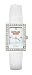 Cleveland Browns Ladies Allure Watch White Leather Strap