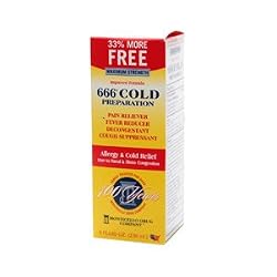 666 maximum strength cold preparation liquid - 6 Oz