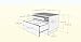 Nexera 224803 Blvd End Table, White