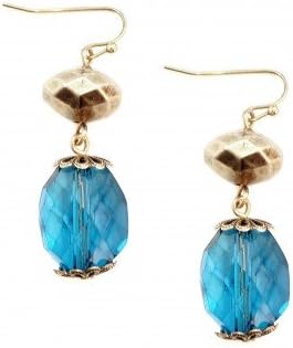 C Jewelry Gold - Multicolor Shinning Bead Of A Morning Dew Teardrop Earring