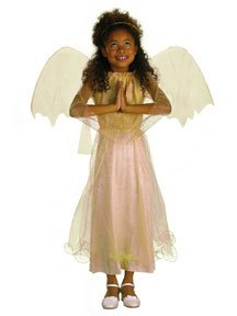 Child's Golden Angel Costume (Size:Small 4-6)
