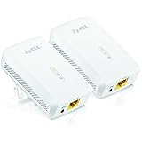 ZyXEL 1000 Mbps Powerline AV2 Gigabit Adapter, Starter Kit - 2 Units (PLA5206KIT)