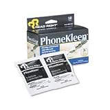 Read Right RR1203 - PhoneKleen Wet Wipes, Cloth, 5 x 5, 18/Box-REARR1203