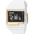 Diesel #DZ7149 Unisex White Polyurethane Chronograph Alarm Digital Watch