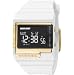 Diesel #DZ7149 Unisex White Polyurethane Chronograph Alarm Digital Watch