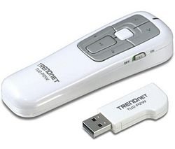 TRENDnet 2.4GHz Compact Wireless Presenter, up to 100 feet TU2-P2W  (White)