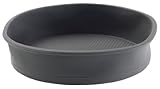 Image EVA Soft Silicone Round Cake Mold Pan, 24cm Diameter, Gray