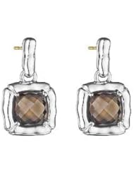Thistle & Bee Silver Smoky Quartz Dangle Earrings