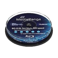 MediaRange MR507 BD-R Blu-ray Disc 6x 50GB (10 St�ck)