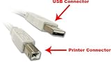 USB Printer Cable for Epson Stylus NX420 w/ LIFETIME WARRANTY