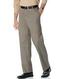 Calvin Klein Simple Care Relaxed Fit Flat Front Pants
