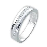 Schmuck-Pur Zirkonia-Memory-Ring "Leana" Echt 925 Silber