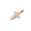 Rose Quartz Gemstone Mini Cross / Crucifix Pendant