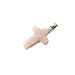Rose Quartz Gemstone Mini Cross / Crucifix Pendant