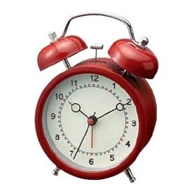 【クリックで詳細表示】TRICK テーブルクロック (目覚し時計)レッド