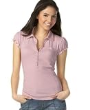 DKNY Jeans - DKNY Jeans Cap-Sleeve Polo