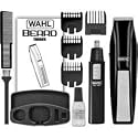 Wahl 5537-1801 Cordless Battery Operated Beard Trimmer with Bonus Ear, Nose and Brow Trimmer