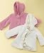 Apparel : Greendog Baby Girl Rose Polyfill Velour Jacket