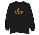 I Love My Ocicat - Long Sleeve T-Shirt, Black, Large