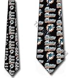Miami Dolphins Ties Mens Neckties