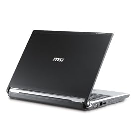 MSI VR220-004US 12.1-Inch Laptop (2.0 GHz Intel Dual-Core T3200 Processor, 2 GB RAM, 250 GB Hard Drive, 8 Cell Battery, Vista Premium) Black