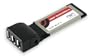 USB/firewire Expresscard 34 2FIREWIRE+1 USB Ports