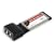 USB/firewire Expresscard 34 2FIREWIRE+1 USB Ports