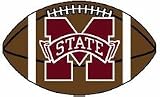 Mississippi State Bulldogs 24 x 15 Football-Shaped Rug