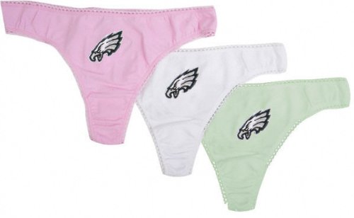 Buy Philadelphia Eagles Ladies 3-Pack Thong Pack