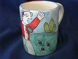 Vietri Folk Art Coffee Mug PERSONAGGIO from Italy