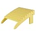 Kitchen & Housewares : Adirondack Ottoman - Butter Yellow