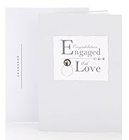 Engaged Jewel Ring Engagement Card