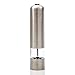 Electric Pepper Grinder - Salt & Pepper Mill Battery Powered - Stainless Steel Design with LED Light