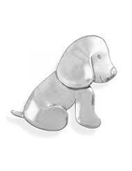 MMA Silver - Oxidized Dog Pin/Pendant