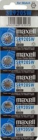 Maxell Watch Battery Button Cell SR920SW 371 Pack of 5 Batteries