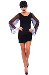 Georgette/Rayon/Silk/Spandex Shift  Dress