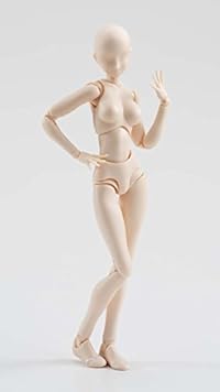 S.H.フィギュアーツ ボディちゃん(Pale orange Color Ver.) 約135mm ABS&PVC製 可動フィギュア