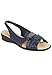Comfortview Women's Wide Pearl Sling Sandal