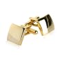 Bold Gold Button Cufflinks with Gift Box