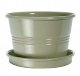 Review The Urban Garden  / metal herb pot - moss coloured - perfect for kitchen herbs - 14cm dia