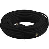 Audiovox 100Blk Rg6u Coax Cable Vhb6111n Antenna Wire(Co-Ax Flat Rotor)