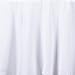 LinenTablecloth 70-Inch Round Polyester Tablecloth White